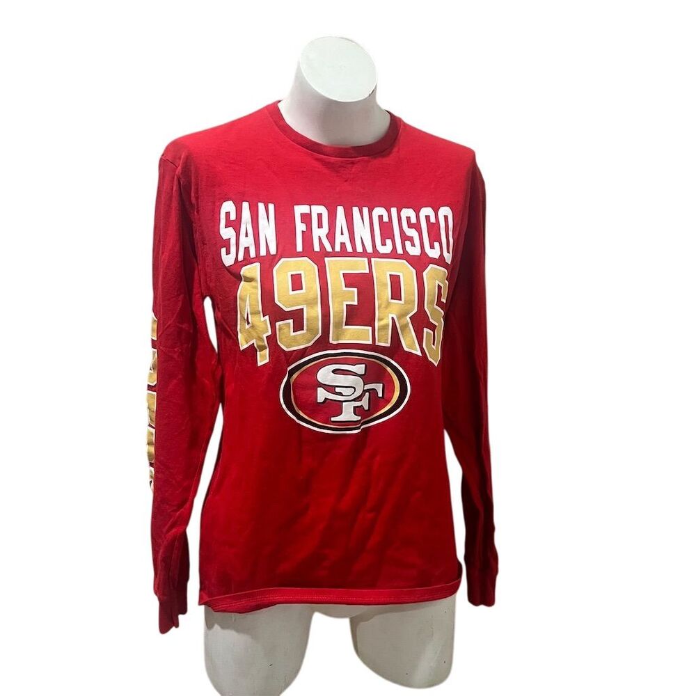 San Francisco 49ers Men's Long Sleeve T-Shirt Red Size M NFL Team Logo